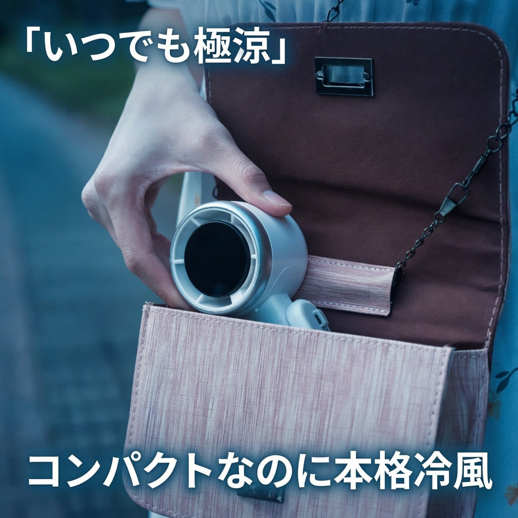 【日本No.1の涼しさ】MiniFan™ ポケット冷風機