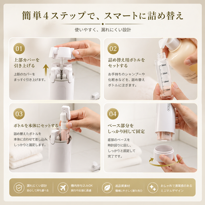 SmartRefill™ 携帯用詰め替え容器