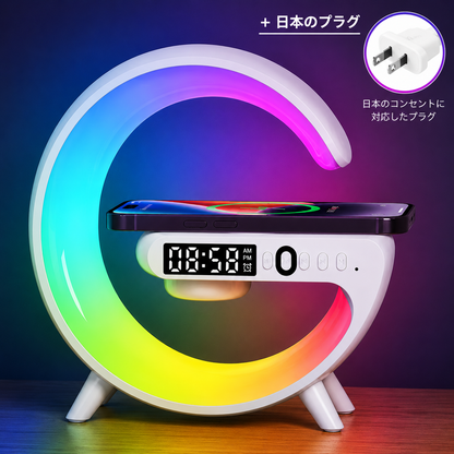 AuraGlow™ 多機能スマートスピーカーライト